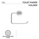 QS Stainless Steel Bathroom Accessories shown in main product view, giving bathroom doors clean stainless confidence.
