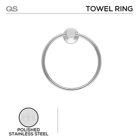Main product view showing QS Stainless Steel Bathroom Accessories — tough stainless shine for bathroom doors.
