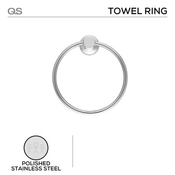Main product view showing QS Stainless Steel Bathroom Accessories — tough stainless shine for bathroom doors.