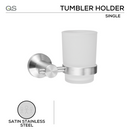 Main product view showing QS Stainless Steel Bathroom Accessories — tough stainless shine for bathroom doors.
