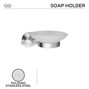 QS Stainless Steel Bathroom Accessories shown in main product view, giving bathroom doors clean stainless confidence.