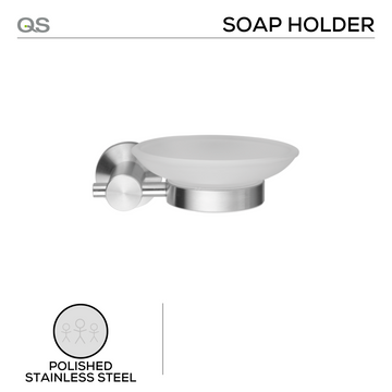 QS Stainless Steel Bathroom Accessories shown in main product view, giving bathroom doors clean stainless confidence.