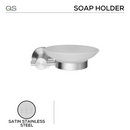 QS1511/SSS, Holder, Soap Dish, Satin Stainless Steel, QS-1