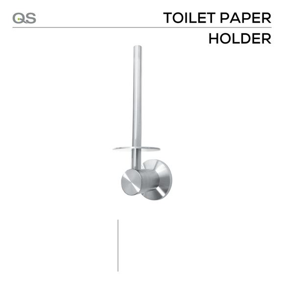 Main product view showing QS Stainless Steel Bathroom Accessories — tough stainless shine for bathroom doors.