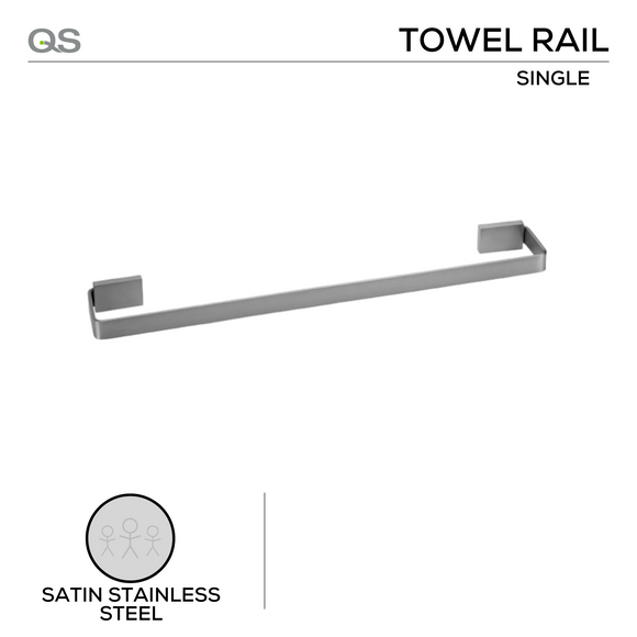 QS Stainless Steel Bathroom Accessories main product view for bathroom doors — strong stainless style.