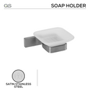 QS1527/SSS, Holder, Soap Dish, Square, Satin Stainless Steel, QS-1
