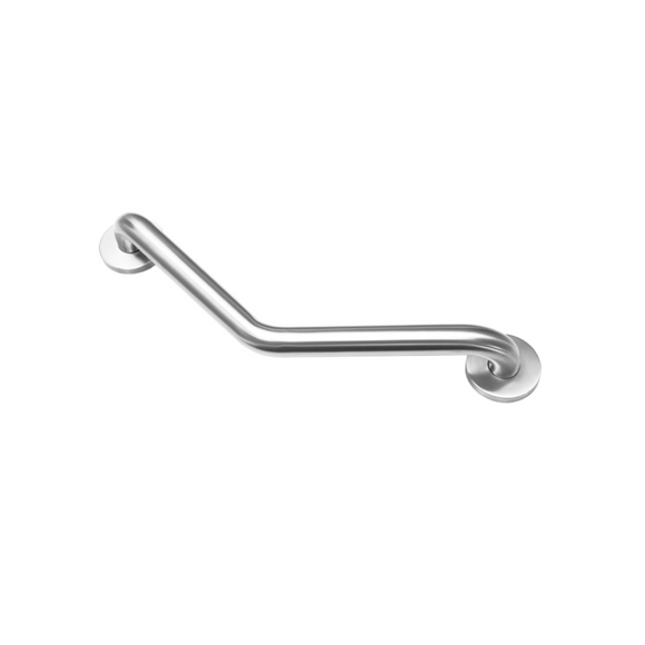 QS1605 DOG LEG, Grab Rail, Satin Stainless Steel, QS