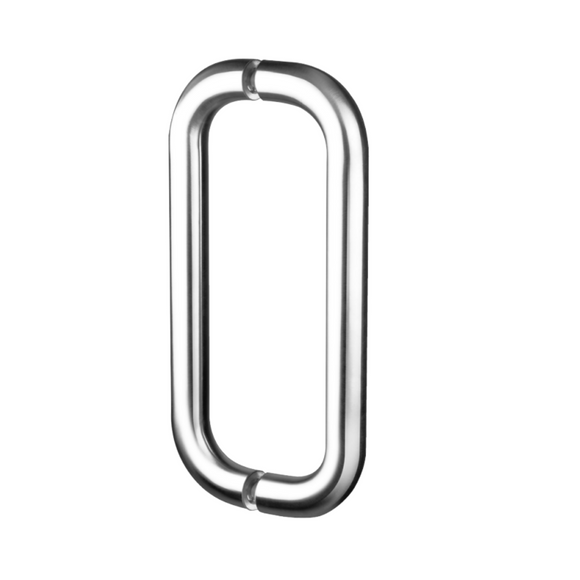 QS2204 D Handle, Pull Handle, Round, BTB, 19, 200mm (l), Stainless Steel, QS