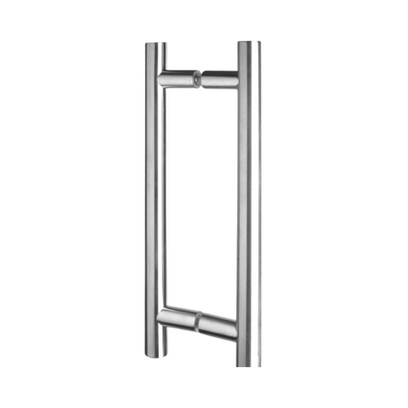 QS2502 T Handle, Pull Handle, Round, T Handle, BTB, 25mm (Ø) x 500mm (l) x 350mm (ctc), Stainless Steel, QS