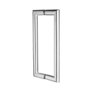 QS2602 Square D, Pull Handle, Square, D Handle, BTB, 25mm (d) x 325mm (l) x 300mm (ctc), Stainless Steel, QS-2