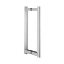 QS2611 Oblong, Pull Handle, Square, Oblong, Section Handle, BTB, 10x20mm (d) x 265mm (l) x 225mm (ctc), Stainless Steel, QS-2