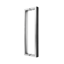 QS2624 SQ SECT, Pull Handle, Square, D Handle, BTB, 19mm (d) x 619mm (l) x 600mm (ctc), Stainless Steel, QS-2