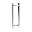 QS2632 Cranked Oval T, Pull Handle, Oval, T Handle, BTB, 38x19mm (Ø) x 500mm (l) x 400mm (ctc), Stainless Steel, QS-2