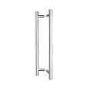 QS2701 Mitred T, Pull Handle, Round, Mitred, T Handle, BTB, 30mm (Ø) x 600mm (l) x 500mm (ctc), Stainless Steel, QS-2