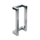 QS2705 SQ Cranked D, Pull Handle, Square, Cranked, D Handle, BTB, 25mm (d) x 325mm (l) x 300mm (ctc), Stainless Steel, QS-2
