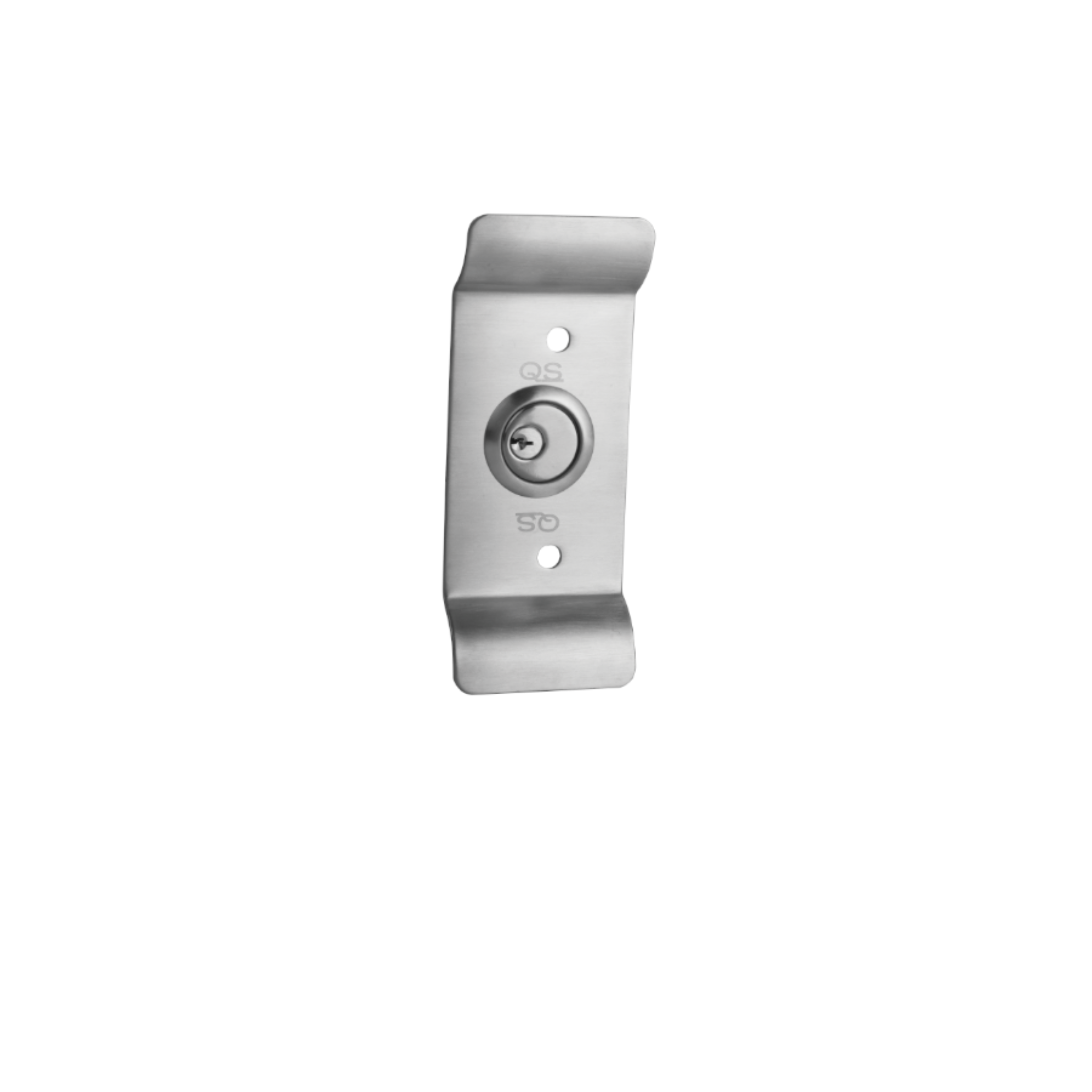 QS320, Panic Hardwares, Pull Plate and Cylinder, For use with QS300 series, Silver Painted, QS