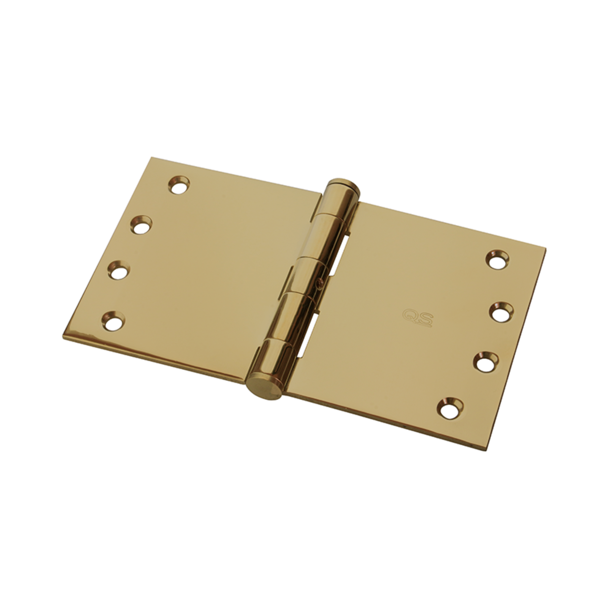 QS4412/1PVD, Projection Hinge, 2 x Hinges (1 Pair), 100mm (h) x 150mm (w) x 3mm (t), PVD Brass, QS