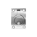 QS Stainless Steel Pull Handle shown in alternate angle, giving doors strong stainless style, 63mm (l) x 44mm (w).