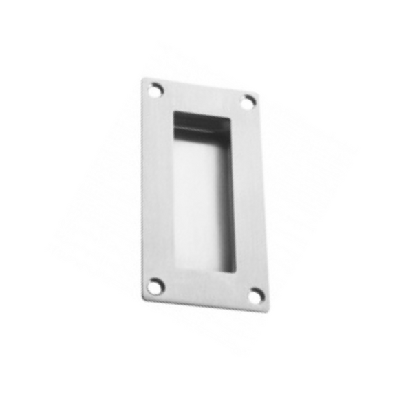 QS4419 PVD, Flush Pull, Rectangular, 102mm (l) x 51mm (w), PVD Brass, QS