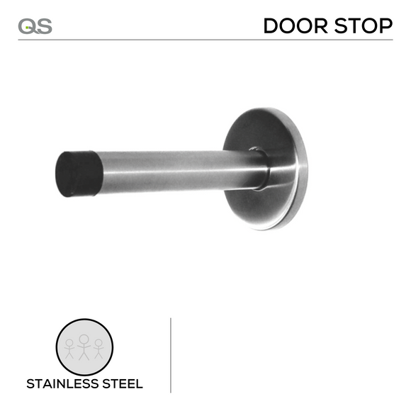 QS4420, Door Stop, Stainless Steel, QS