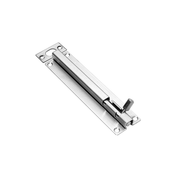 QS4448/1 100 STR, Barrel Bolt, 100mm (l), Stainless Steel, QS