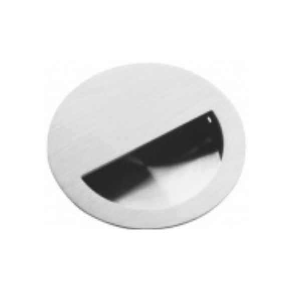 Alternate angle showing QS Stainless Steel Pull Handle — tough stainless shine for doors, 90mm (l).