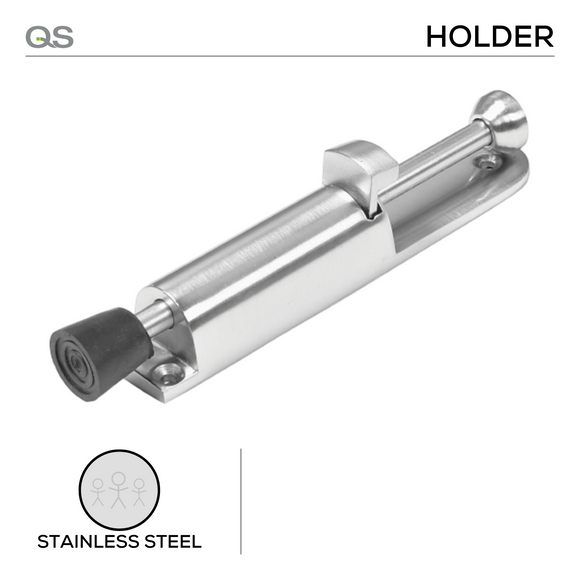 QS4461, Door Holder, Satin Nickel, QS