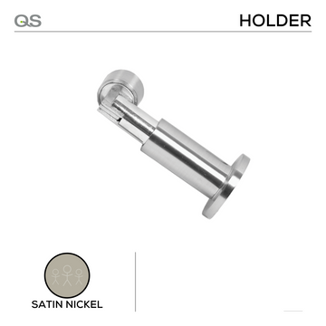 Main product view showing QS Satin Nickel Door — solid gear with a sharp finish for doors.