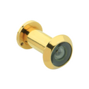 QS4467 PVD, Door Viewer, Glass Lens, 30mm (Ø), 180º View, Brass, QS-2