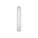QS4483 BLANK, Plate, Narrow Oval, 245mm (l) x 36mm (w), Supplied with QS Handle, Stainless Steel, QS-2