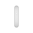 QS4484 BLANK, Plate, Oval, 245mm (l) x 50mm (w), Supplied with QS Handle, Stainless Steel, QS-2