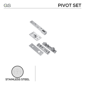 QS5504 pivot set, Pivot Set, 250 (kg), Stainless Steel, QS