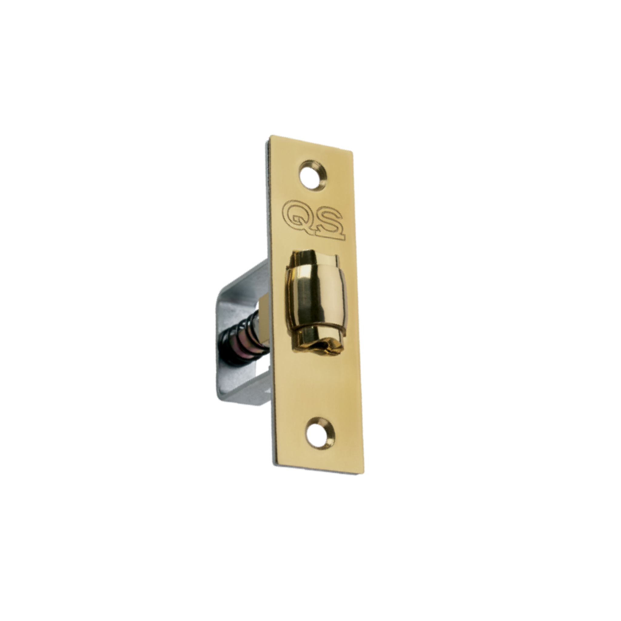 QS6001PB, Adjustable, Rollerbolt Lock, Brass, QS