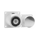 QS767, Door Holder, Wall Mounted Magnetic, With Release Button, 24V, White Painted, QS-2