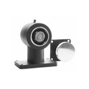 QS768, Door Holder, Floor Mounted Magnetic, With Release Button, 24V, Black, QS-2
