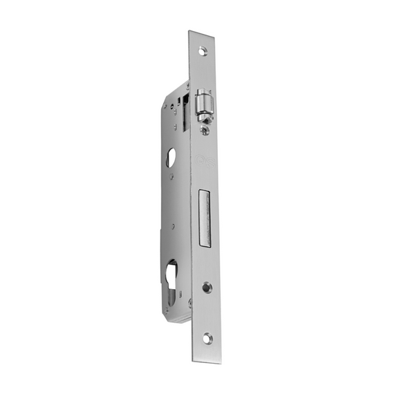 QS8525/3SS, Narrow Style, Rollerbolt Lock & Deadbolt, Euro Cylinder, Excluding Cylinder, 25mm (Backset), 85mm (ctc), Stainless Steel, QS